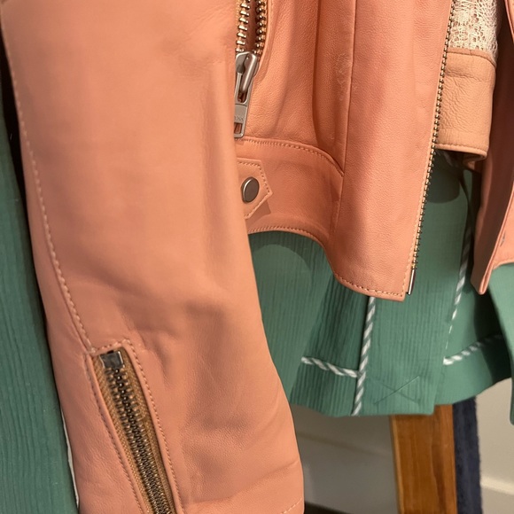 Fun lightweight leather jacket. Worn once but sleeves are too long for me! - Picture 3 of 5